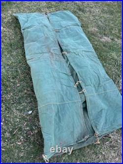 1920s 30s Suntent Luebbert Co SF Duck Canvas Umbrella Tent Pre World War 2 Army