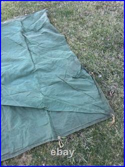 1920s 30s Suntent Luebbert Co SF Duck Canvas Umbrella Tent Pre World War 2 Army