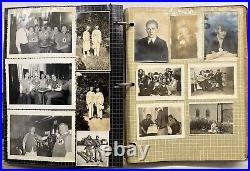 1920s Photo Album USCG PEQUOT Cable Ship Boxing Army Navy Sinclair Flappers