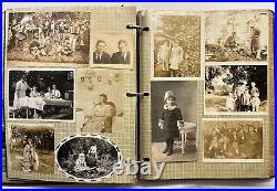 1920s Photo Album USCG PEQUOT Cable Ship Boxing Army Navy Sinclair Flappers