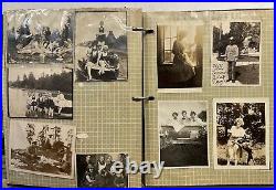 1920s Photo Album USCG PEQUOT Cable Ship Boxing Army Navy Sinclair Flappers