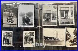 1920s Photo Album USCG PEQUOT Cable Ship Boxing Army Navy Sinclair Flappers