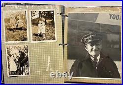 1920s Photo Album USCG PEQUOT Cable Ship Boxing Army Navy Sinclair Flappers