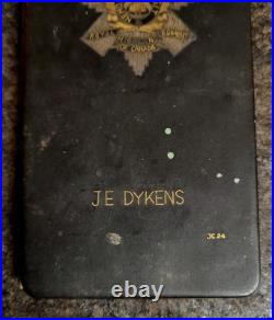 1920s The Black Watch Canadian Highland Regiment Metal Cigarette Case SCARCE