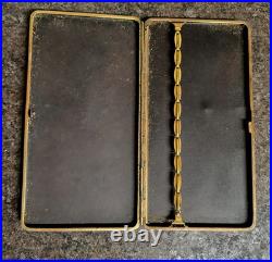 1920s The Black Watch Canadian Highland Regiment Metal Cigarette Case SCARCE