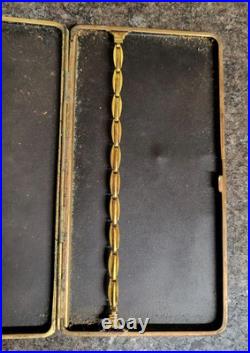 1920s The Black Watch Canadian Highland Regiment Metal Cigarette Case SCARCE