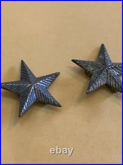 1920s To 30s Pair Of US General Stars Drop Pin Back