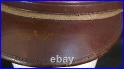 1920s US Army Officers Service Visor Hat'AW Robinson' 26th Division French Made