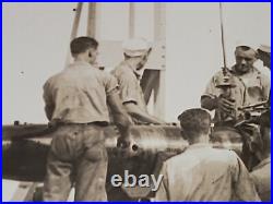 1920s US Navy NAS Coco Solo Aerial Torpedo Loading 6x8 Photo Panama CZ