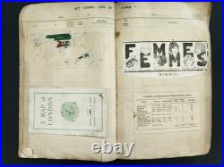 1920s antique NAVY SAILOR SCRAPBOOK portsmouth va CURRENT uss new york travel