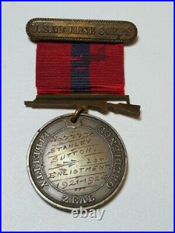 1921-1924 USMC Marine Corps GCM Good Conduct Medal Engraved Named & Numbered