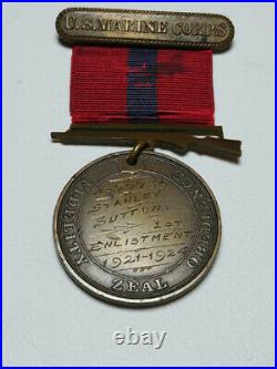 1921-1924 USMC Marine Corps GCM Good Conduct Medal Engraved Named & Numbered