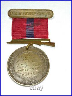 1921-1924 USMC Marine Corps GCM Good Conduct Medal Engraved Named & Numbered