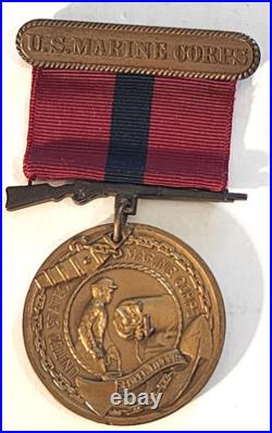 1921-1924 Usmc Marine Corps Good Conduct Medal Named
