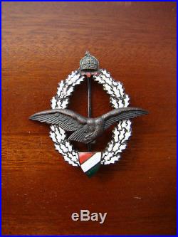 1921 post WWI pre WWII Hungarian Air Force Pilot Observer Badge Aviator Airman