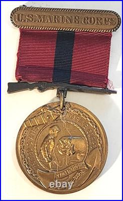 1922-1925 Usmc Marine Corps Good Conduct Medal Named