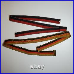 1922 German Studentika belts Deutsch & treu sash + black-red, Weimar