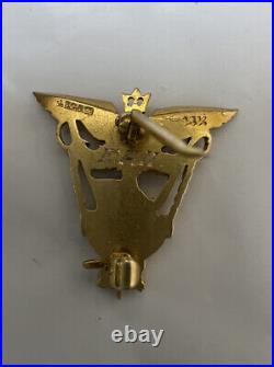 1922 USNA Naval Academy 14K Gold Class Pin Initial EAN