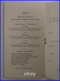 1923 6TH INFANTRY T. P. GATES ORIG REGIMENTAL DAY GUIDE WithCALL TO ARMS PIC'S ORIG