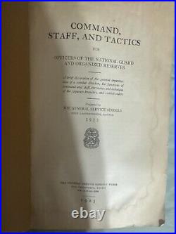 1923 Command Staff & Tactics Officers Nat. Guard & Res. Ft. Leavenworth