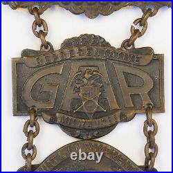 1923 GAR Representative 57th National Encampment Pin Milwaukee Grand Army Rep