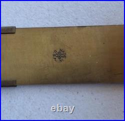 1923 K&O KRONHEIM & OLDENBUSCH plane Book Holder pilot End Globe Art Deco MCM