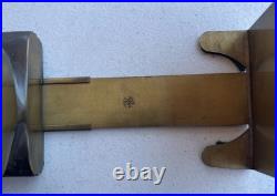 1923 K&O KRONHEIM & OLDENBUSCH plane Book Holder pilot End Globe Art Deco MCM