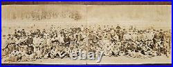 1923 PHOTO USS OKLAHOMA RIFLE PARTY FOOT LONG 2-PIECE 19 x 6 1/2 CAMP LEWIS