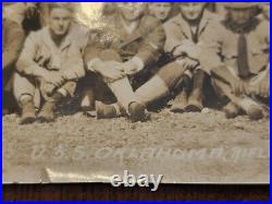 1923 PHOTO USS OKLAHOMA RIFLE PARTY FOOT LONG 2-PIECE 19 x 6 1/2 CAMP LEWIS