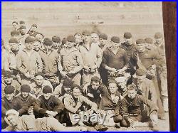 1923 PHOTO USS OKLAHOMA RIFLE PARTY FOOT LONG 2-PIECE 19 x 6 1/2 CAMP LEWIS