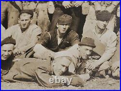 1923 PHOTO USS OKLAHOMA RIFLE PARTY FOOT LONG 2-PIECE 19 x 6 1/2 CAMP LEWIS