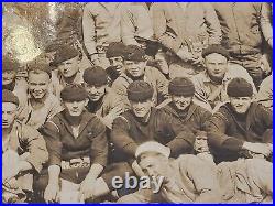 1923 PHOTO USS OKLAHOMA RIFLE PARTY FOOT LONG 2-PIECE 19 x 6 1/2 CAMP LEWIS