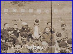 1923 PHOTO USS OKLAHOMA RIFLE PARTY FOOT LONG 2-PIECE 19 x 6 1/2 CAMP LEWIS