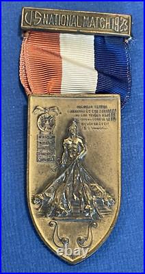 1923 U. S. Military National Match EIC Shooting Competition Medal Dogs of War NRA