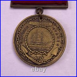 1923 US Navy Good Conduct Medal NAMED USS Seattle CSC#68159 Robert Wilford Wendt