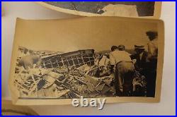 1923 airship crash antique original photos USS Shenandoah US Military Army AC AF