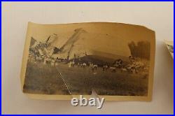 1923 airship crash antique original photos USS Shenandoah US Military Army AC AF