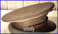 1924 HORSTMANN USMC MARINE CORPS GREEN HAT with EARLY EGA NAMED