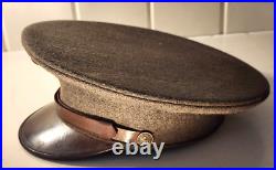 1924 HORSTMANN USMC MARINE CORPS GREEN HAT with EARLY EGA NAMED