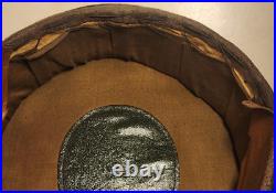 1924 HORSTMANN USMC MARINE CORPS GREEN HAT with EARLY EGA NAMED