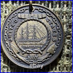 1924 United States Navy Good Conduct Medal Named USS Saratoga CSC#62877