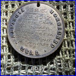 1924 United States Navy Good Conduct Medal Named USS Saratoga CSC#62877