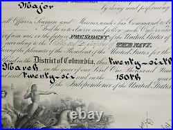 1925 COMMISSION to MAJOR CLYDE H METCALF USMC SIGNED CURTIS WILBUR & RUFUS LANE