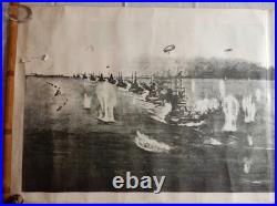 1925 Imperial Japanese Navy Modern Naval Battle Concept Poster with Explanatory