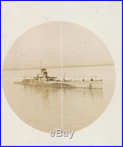 1925 Submariner Photo Album Navy Subs, USS Arizona, S-51 Sunken, Carrier Langley