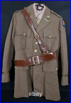 1926 Army 62nd Cavalry Division Capt. Raphael Walter Uniform & Breeches, WWI Vet