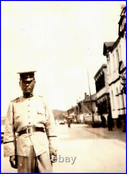 1926 Chefoo Chinese Police Officer Or Soldier US Sailor Yangtze Patrol Photo #7K