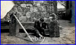 1926 Chefoo Street Umbrella Maker Occupational US Sailor Yangtze Photo #7K