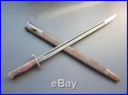 1926 Dated Lithgow Made P. 1907 Lee Enfield Bayo And Scabbard