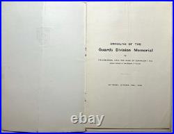 1926 Guards Division Memorial Programme Horse Guards Parade London Connaught Wwi
